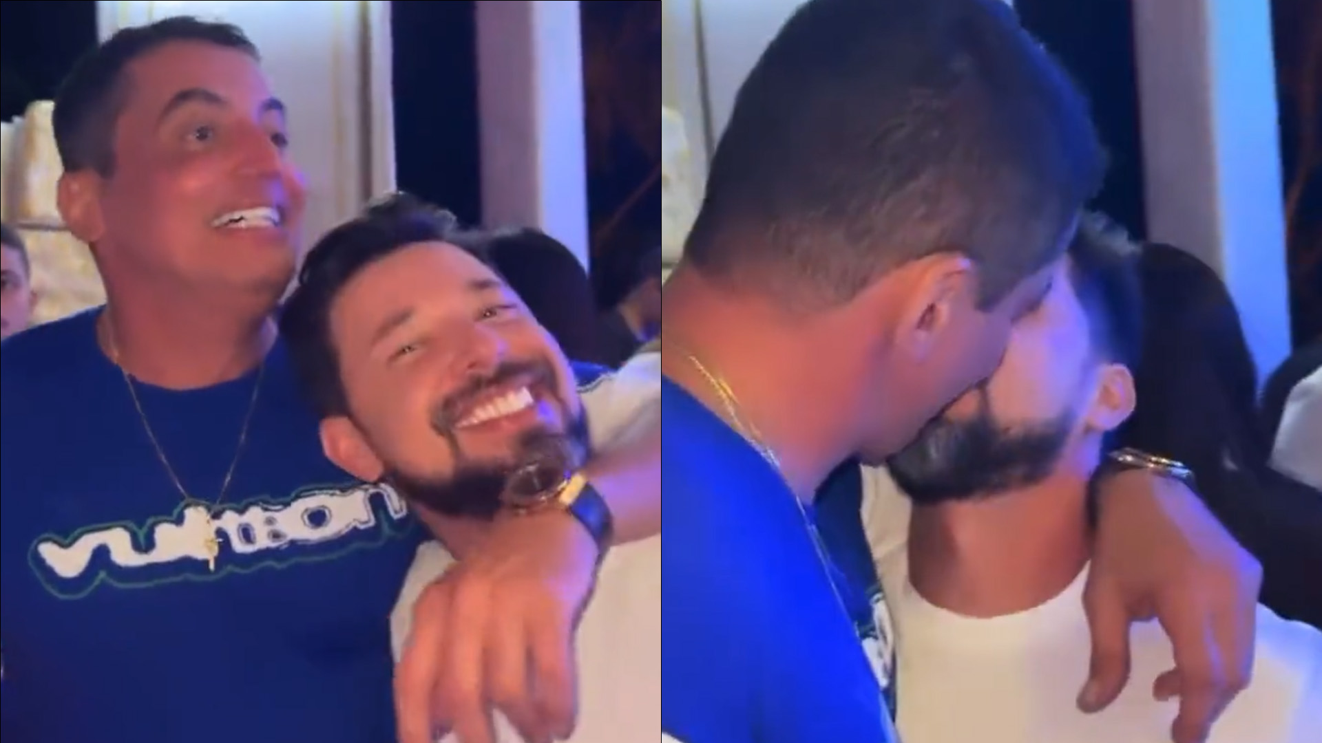 Leo Dias é flagrando traindo o marido em festa de Carlinhos Maia