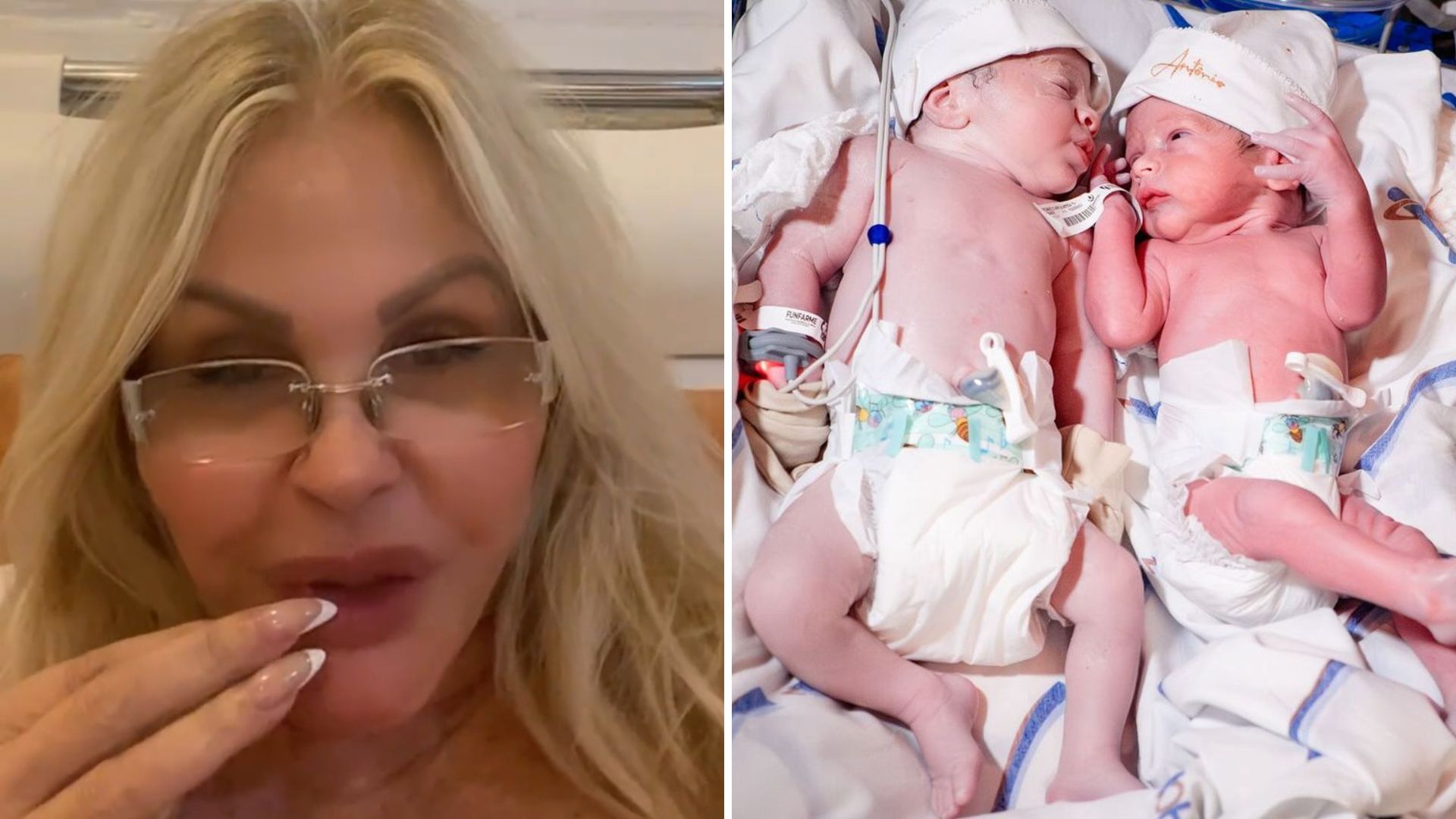 Monique Evans se emociona após Bárbara Evans dar à luz gêmeos: “Príncipes”
