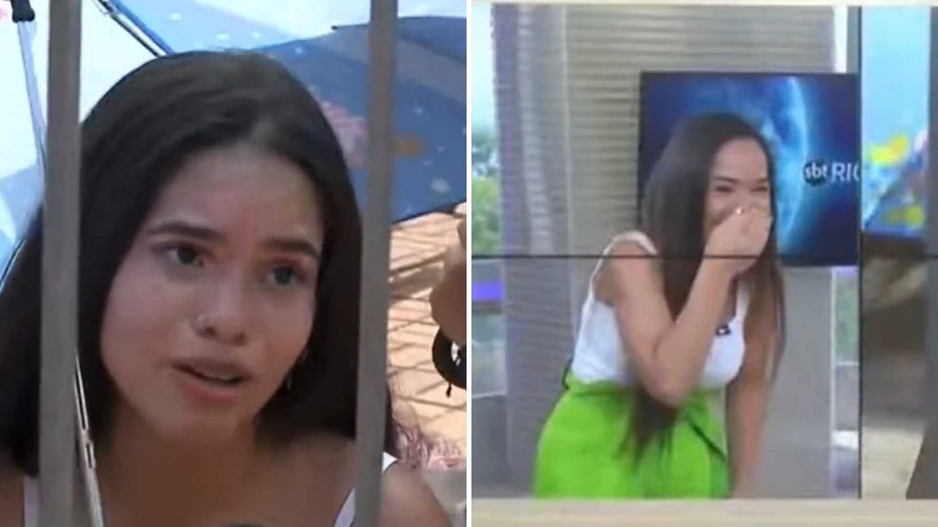 Na fila, fã dá invertida em repórter e apresentadoras caem na gargalhada: “Tio”