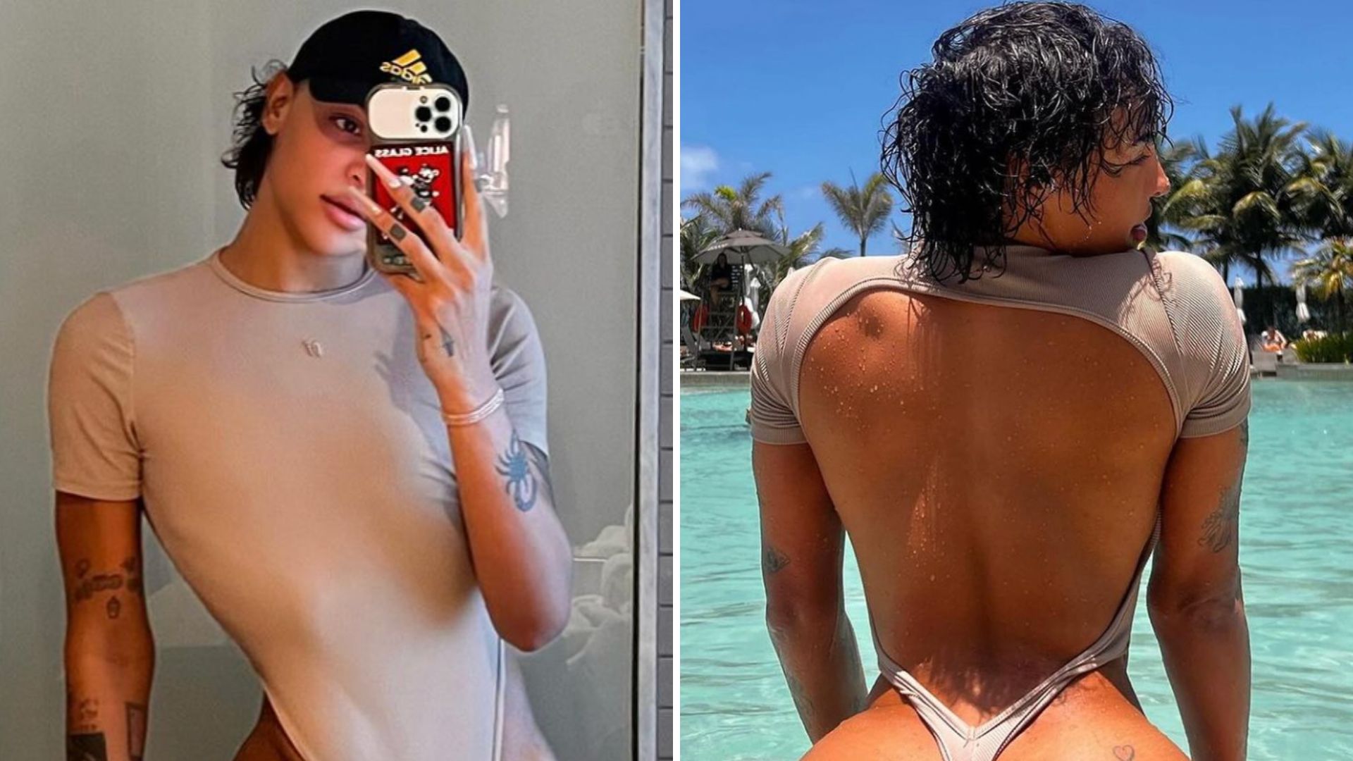 Pabllo Vittar posa com maiô cavado e exibe volume imenso: “Ovos intactos”