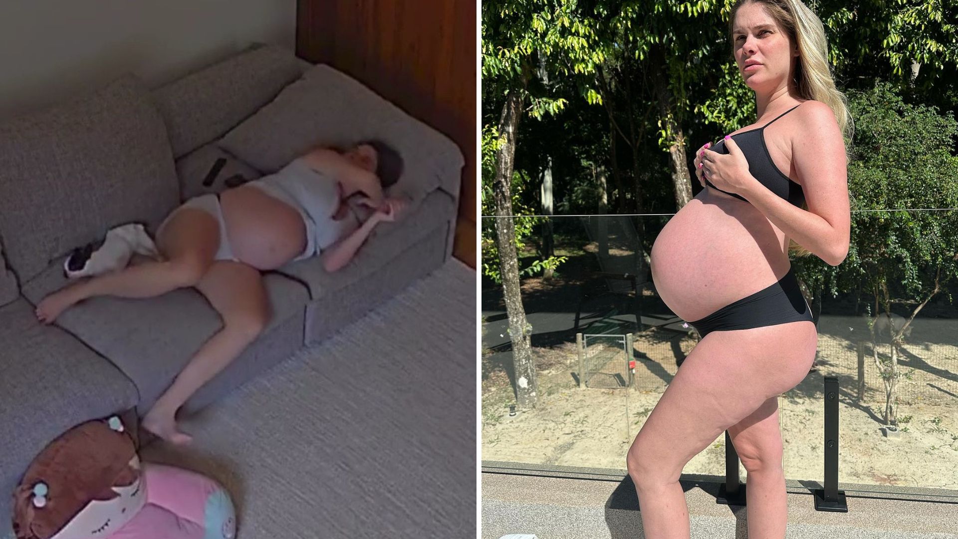 Quando nascem os gêmeos de Bárbara Evans? Modelo mostra desconforto com reta final da gravidez