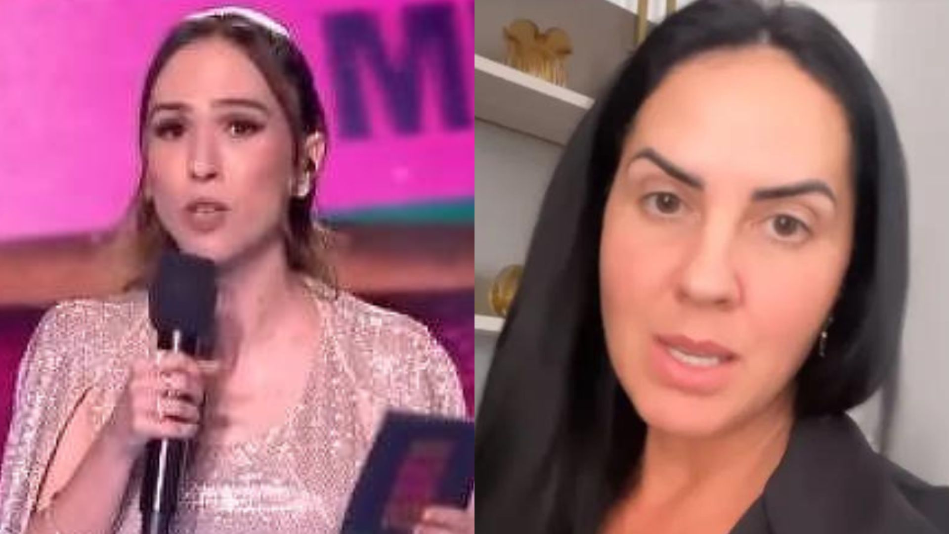 Sem pudores, Tata Werneck alfineta noiva de Zezé di Camargo em premiação