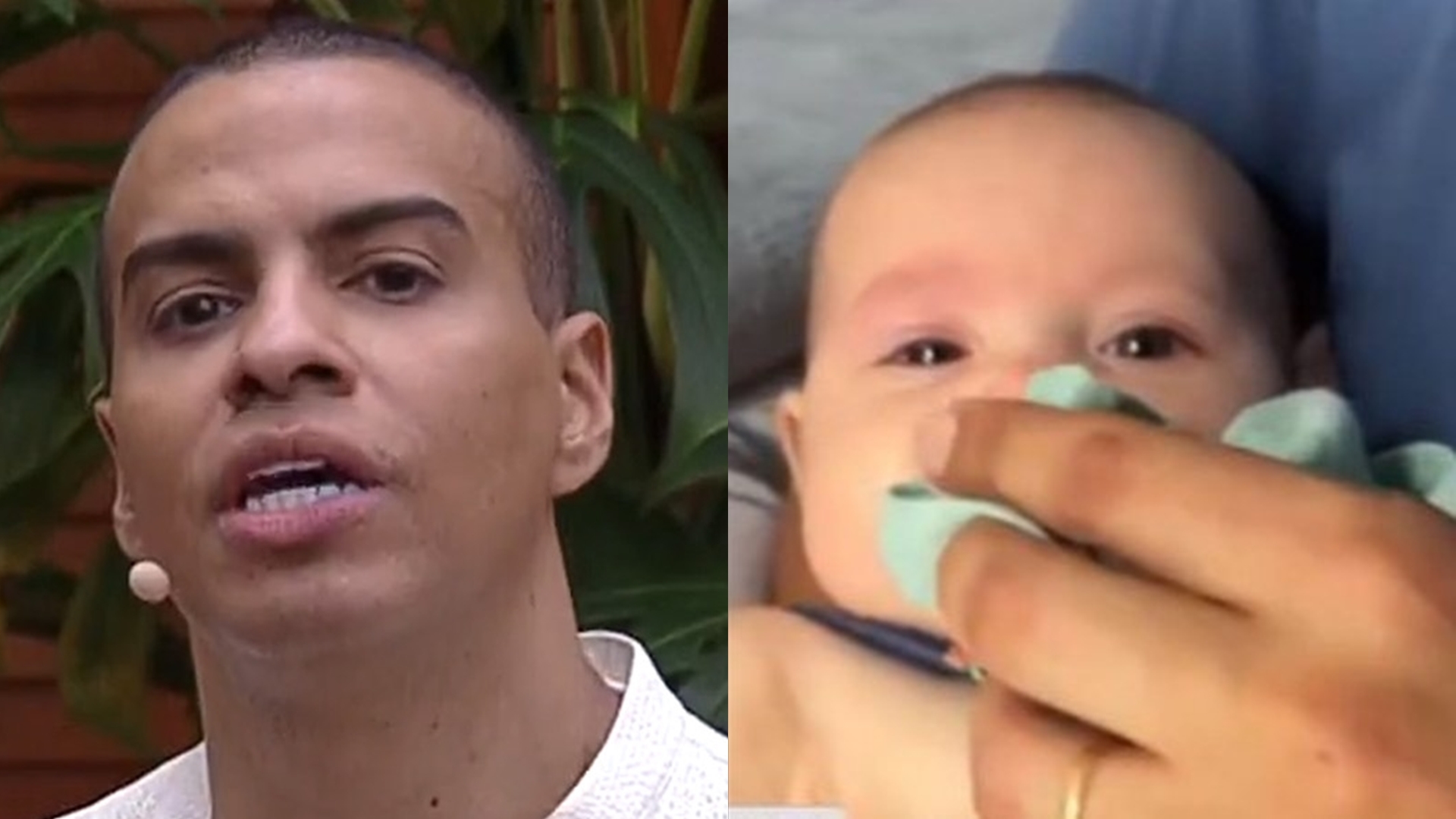 Thiago Oliveira revela estado da filha após diagnóstico de infecção: “Não é mole”