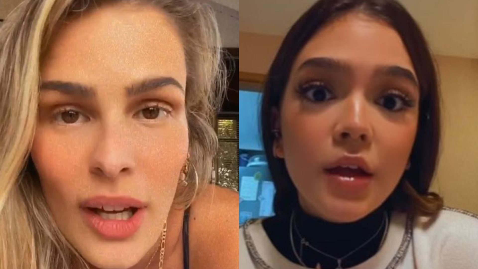 Yasmin Brunet rompe silêncio após comparações com Mel Maia: “Não tem como”