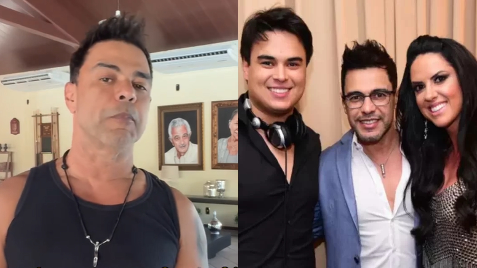Zezé di Camargo demite o próprio filho após ataque público contra Graciele Lacerda