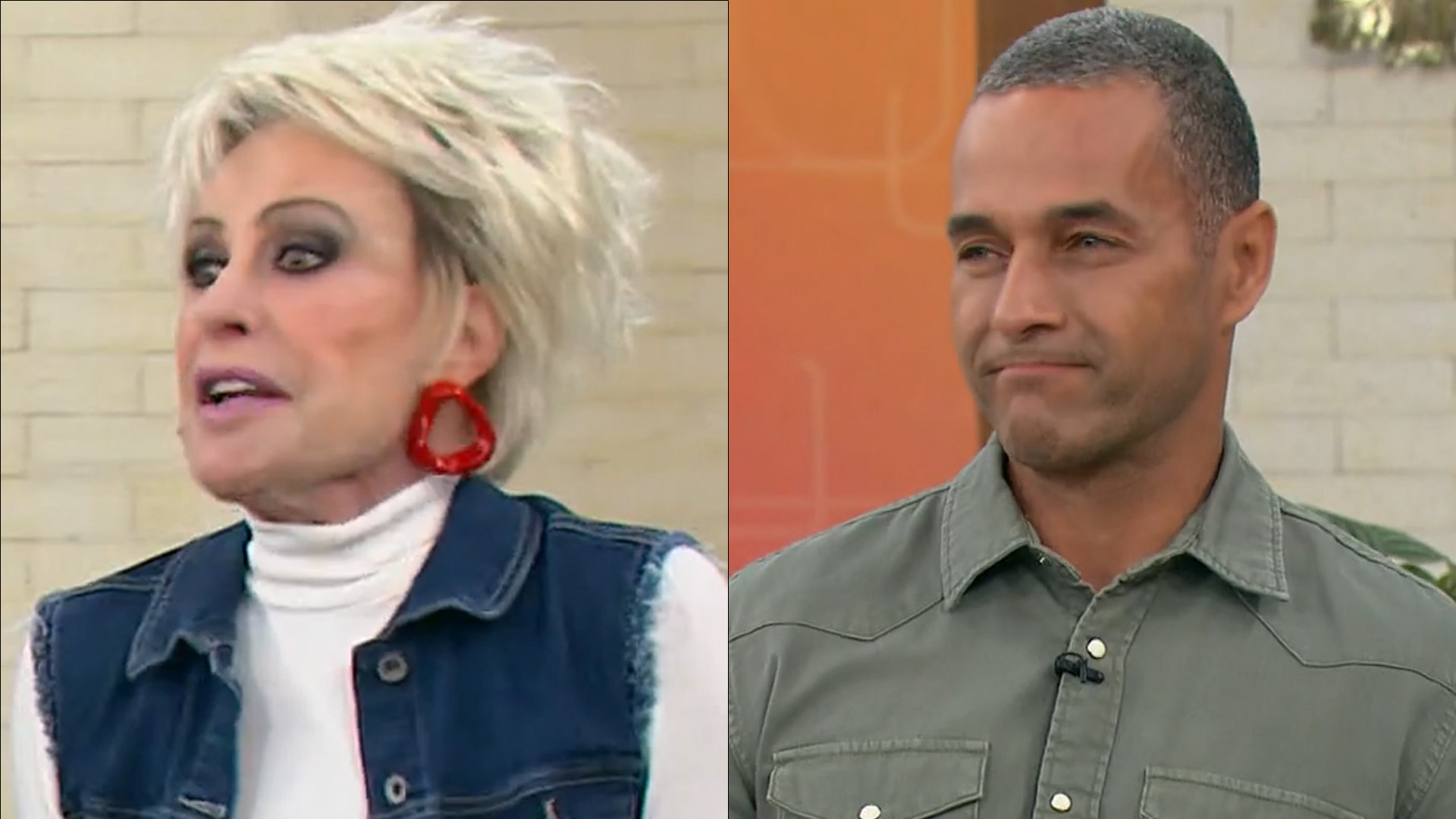 Ao vivo, Ana Maria Braga massacra aparência de Fabrício Battaglini: “Fica feio”