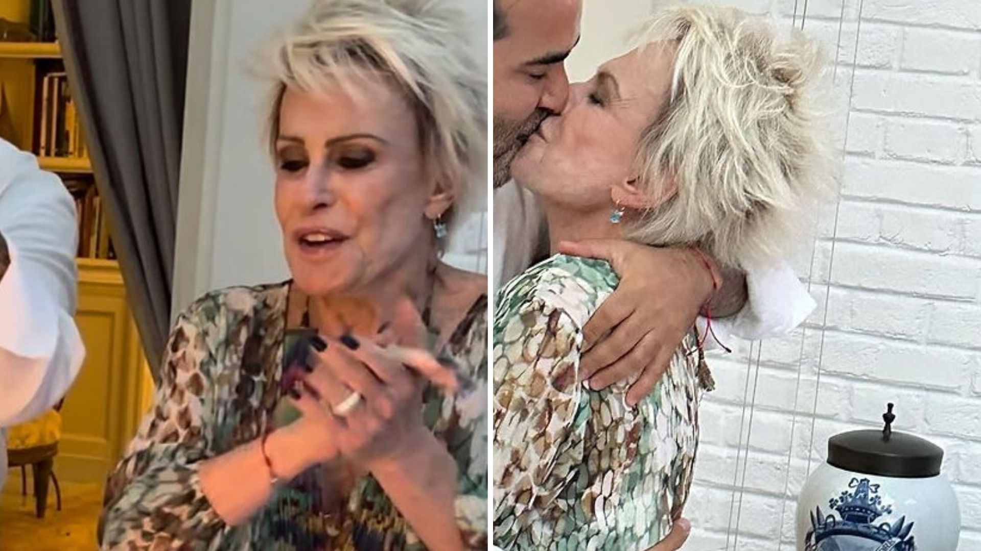 É o amor! Ana Maria Braga troca beijo de cinema com o namorado: “Apaixonado”