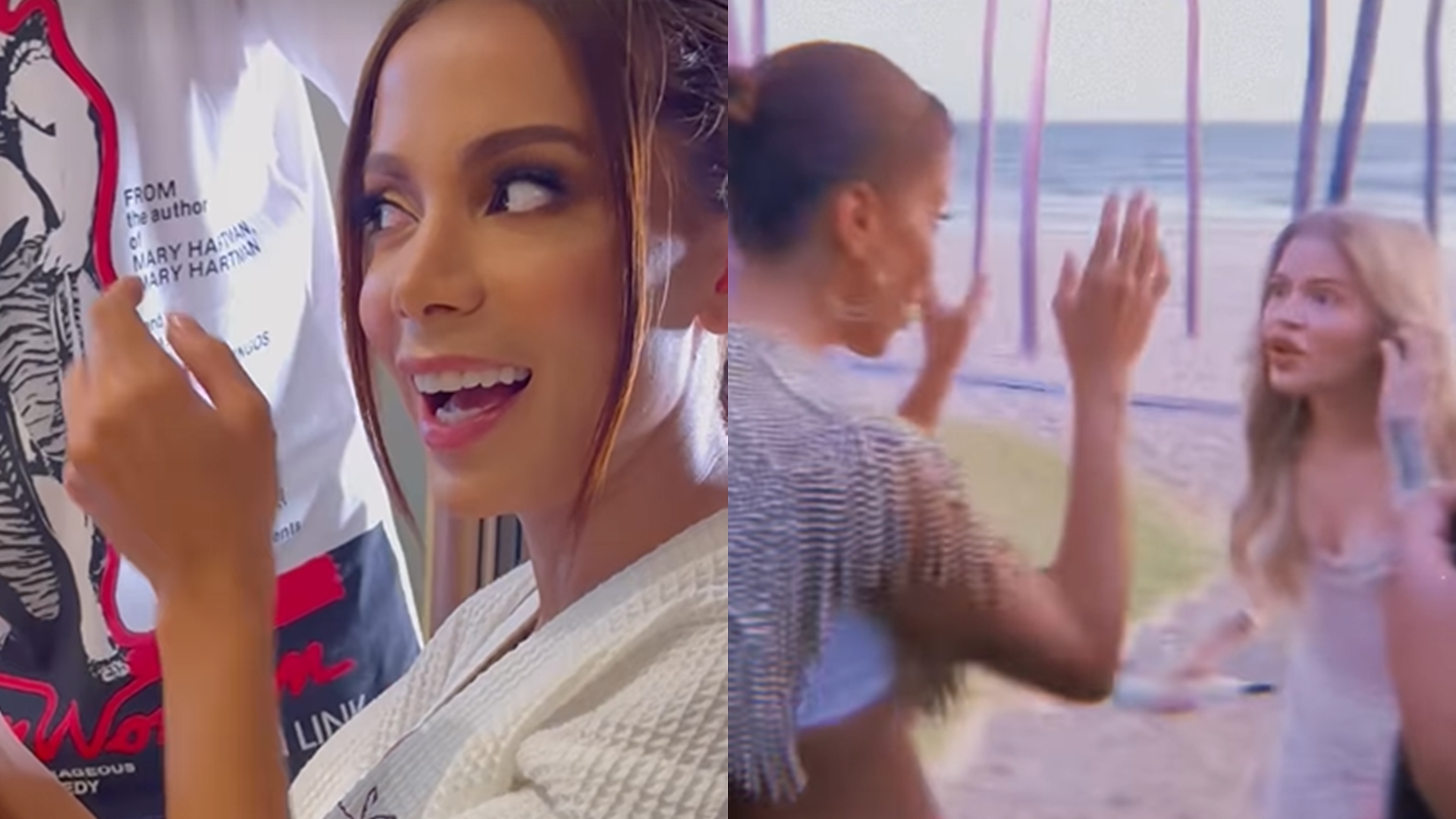 Anitta empresa calcinha branca para Luísa Sonza e deixa recado: “Auge da intimidade”