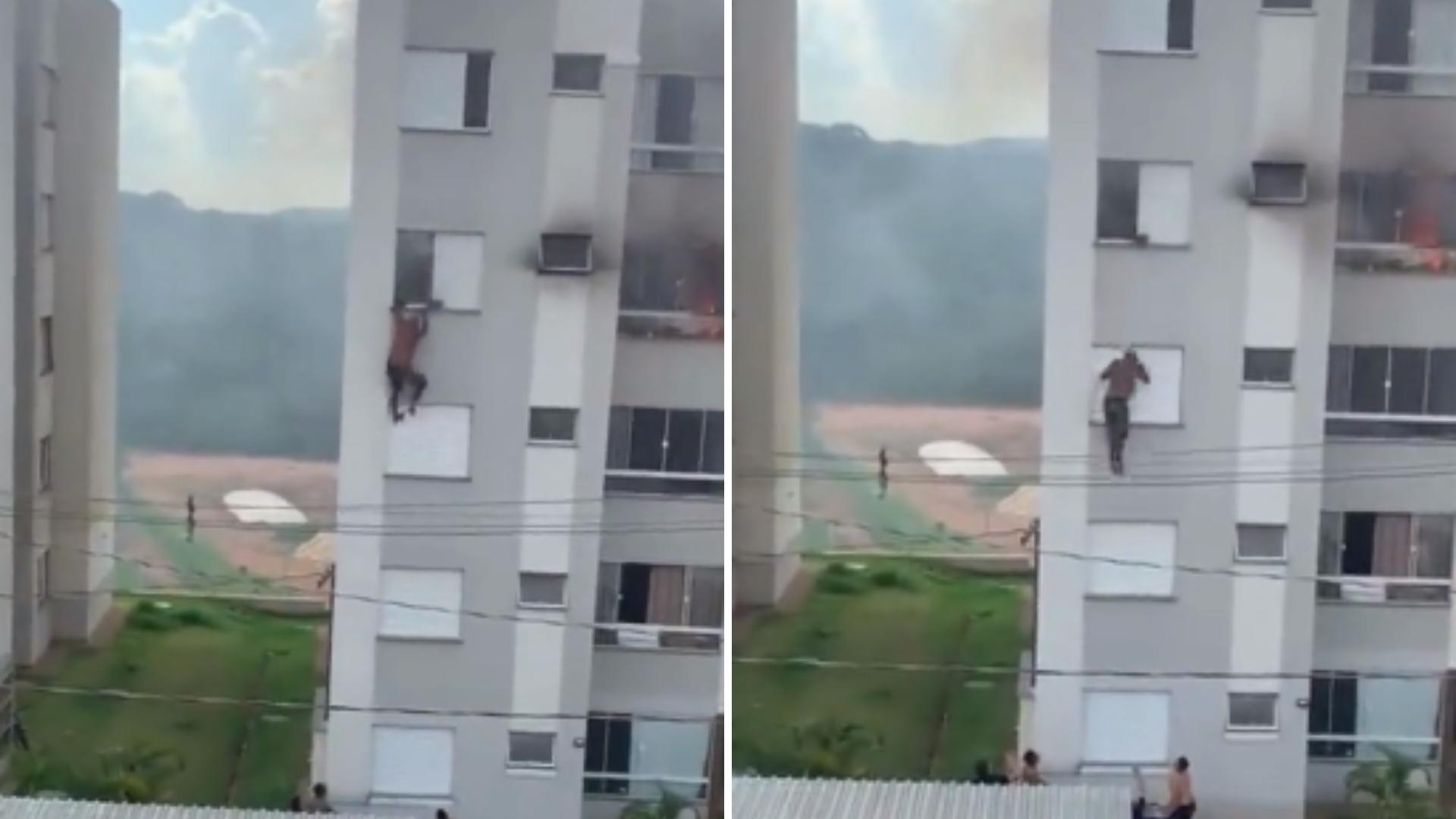 Avô que pulou de janela para escapar de incêndio fala sobre neta: “Perdoada”