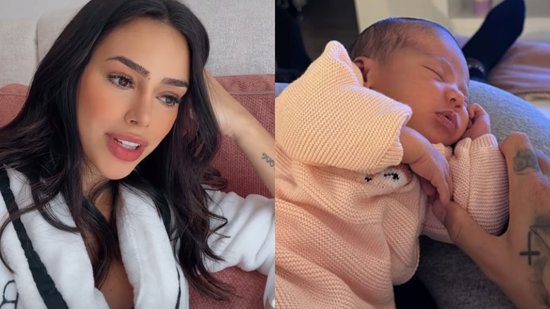 Bruna Biancardi diz que filha com Neymar nasceu antes do esperado: “Era pra ser hoje”