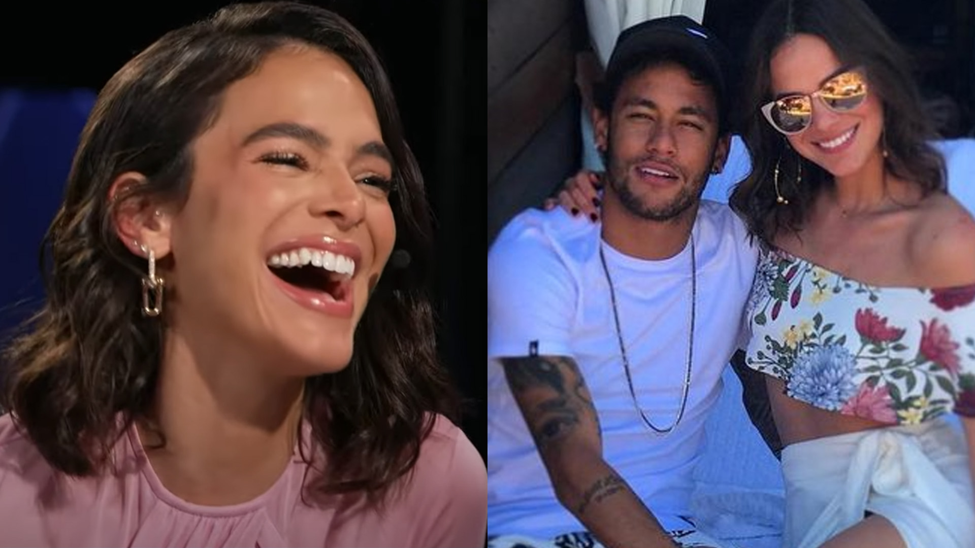 Bruna Marquezine lava a alma com gargalhada para evitar nome de Neymar: “Livramento”