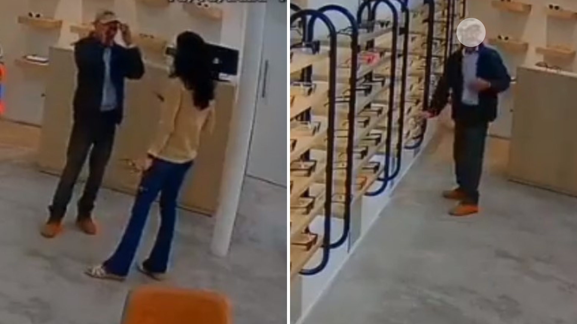 Câmeras de segurança flagram homem furtando óculos de sol em shopping: “Próximo eclipse”