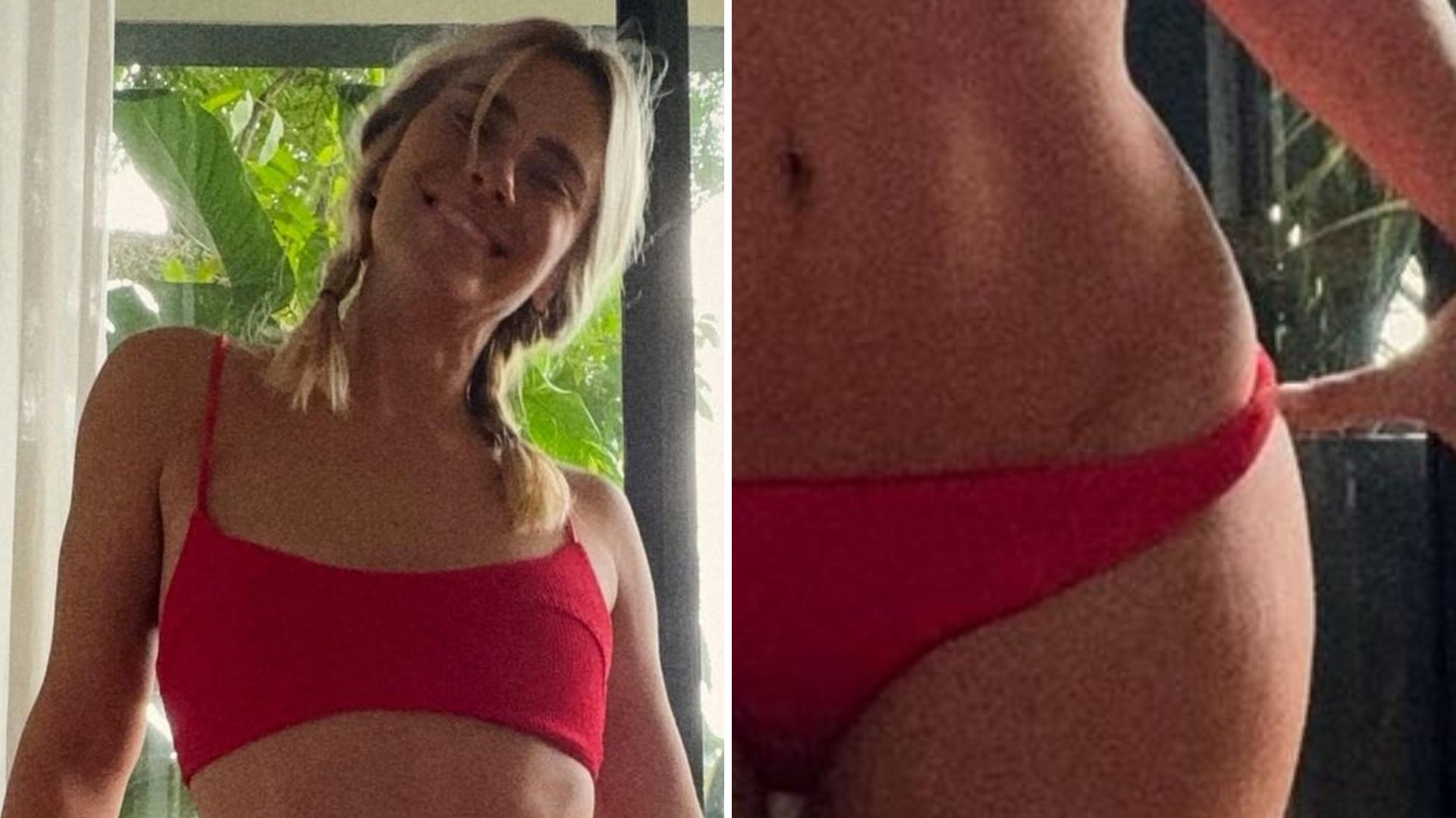 De biquíni, Carolina Dieckmann abaixa calcinha no limite e quase exagera: “Deusa”