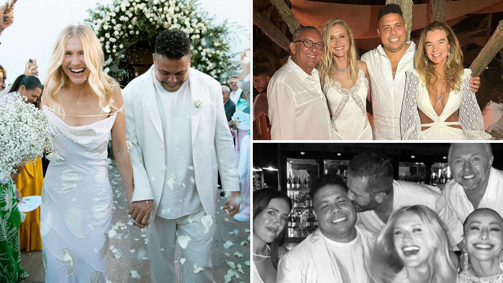 Casamento de Ronaldo e Celina: tudo sobre a cerimônia, os convidados e a festa de 12 horas