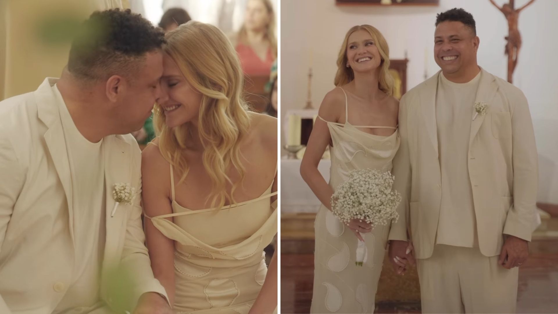 Celina Locks mostra vídeo com imagens inéditas do casamento com Ronaldo; veja
