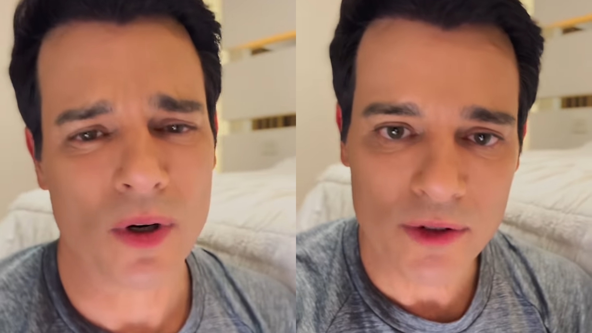 Celso Portiolli desabafa sobre diagnóstico de câncer na bexiga: “A vida é um sopro”