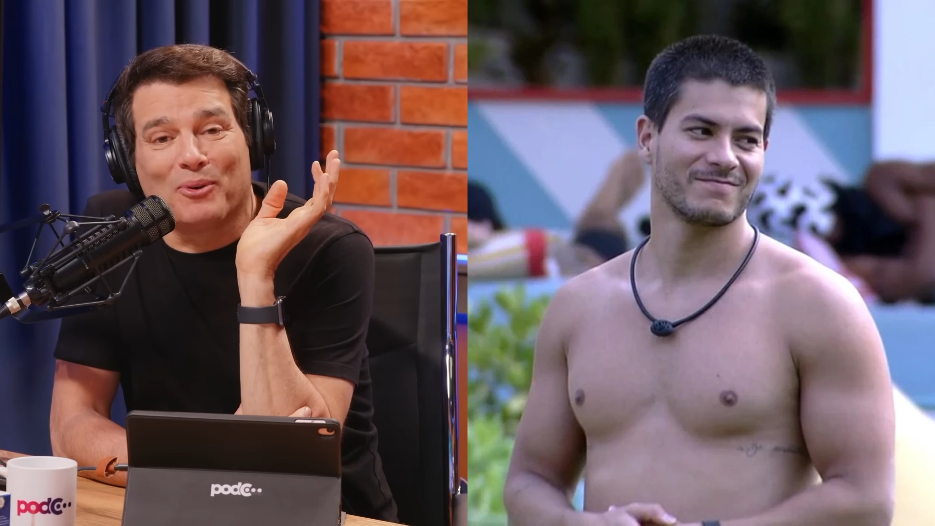 Celso Portiolli revela ter sido ‘pior’ que Arthur Aguiar quando solteiro: “Era terrível”