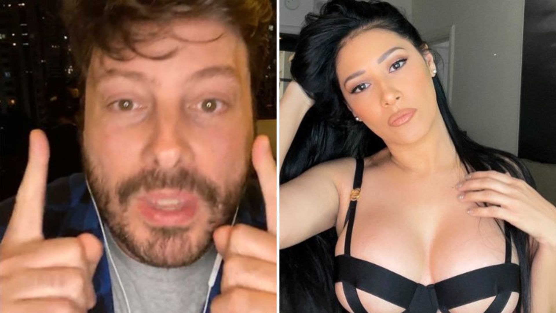 Tá rolando? Danilo Gentili investe e dá cantada em Simaria: “Gigantesca”