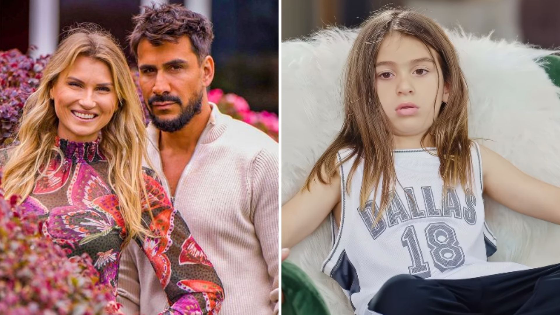 Esposa de Julio Rocha, Karoline Kleine apoia o filho em novo visual: “Confundido com menina”