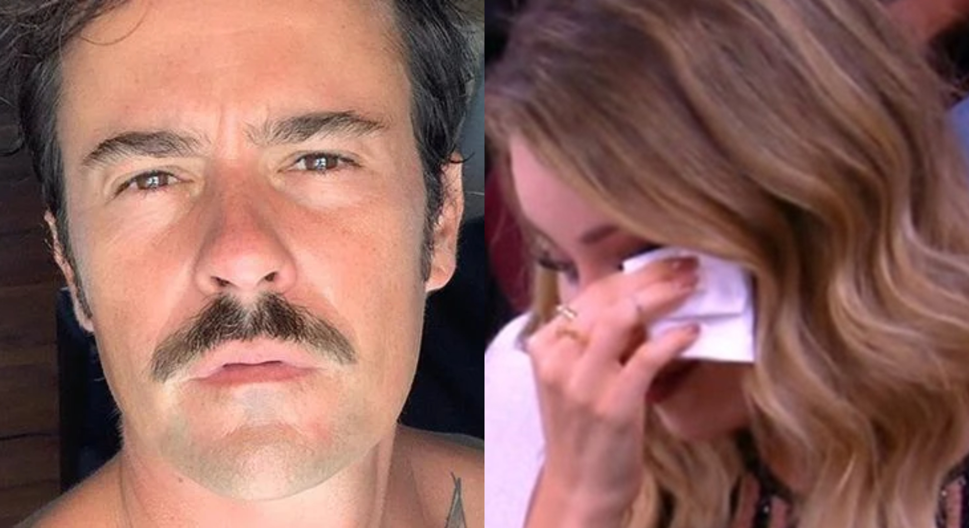 Esposa de Paulinho Vilhena debocha de suposto affair com Sandy Leah: ‘Olha essa testa’