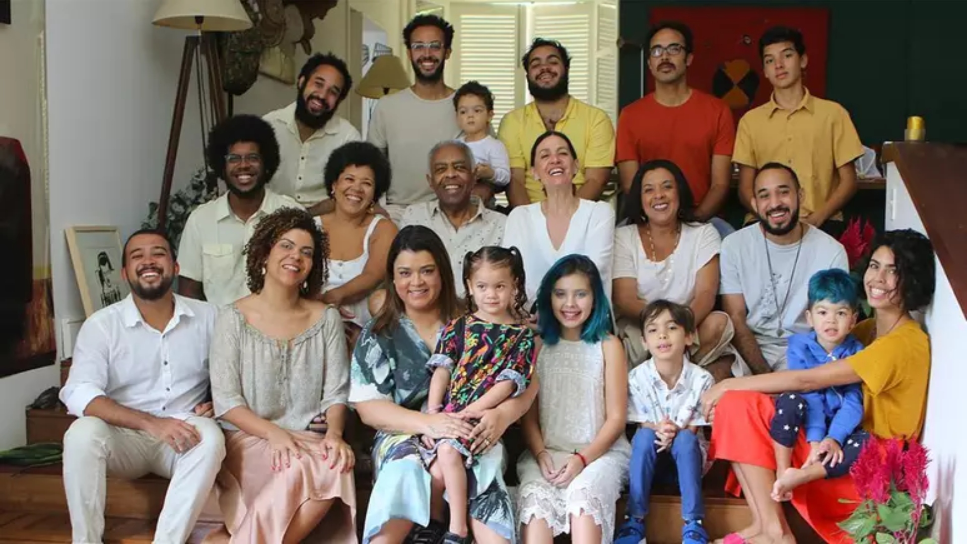 Pais, filhos, netos e bisneta: Entenda a árvore genealógica da família Gil