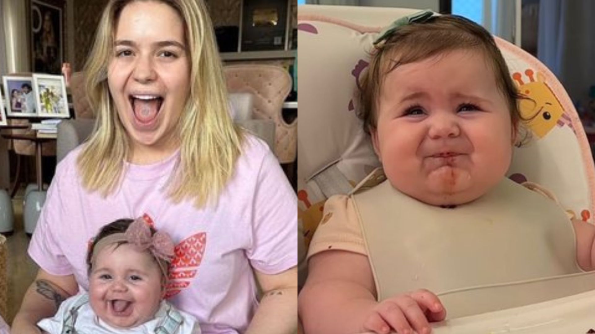 Filha de Viih Tube surpreende com reação ao experimentar novos alimentos: “Não gostou”