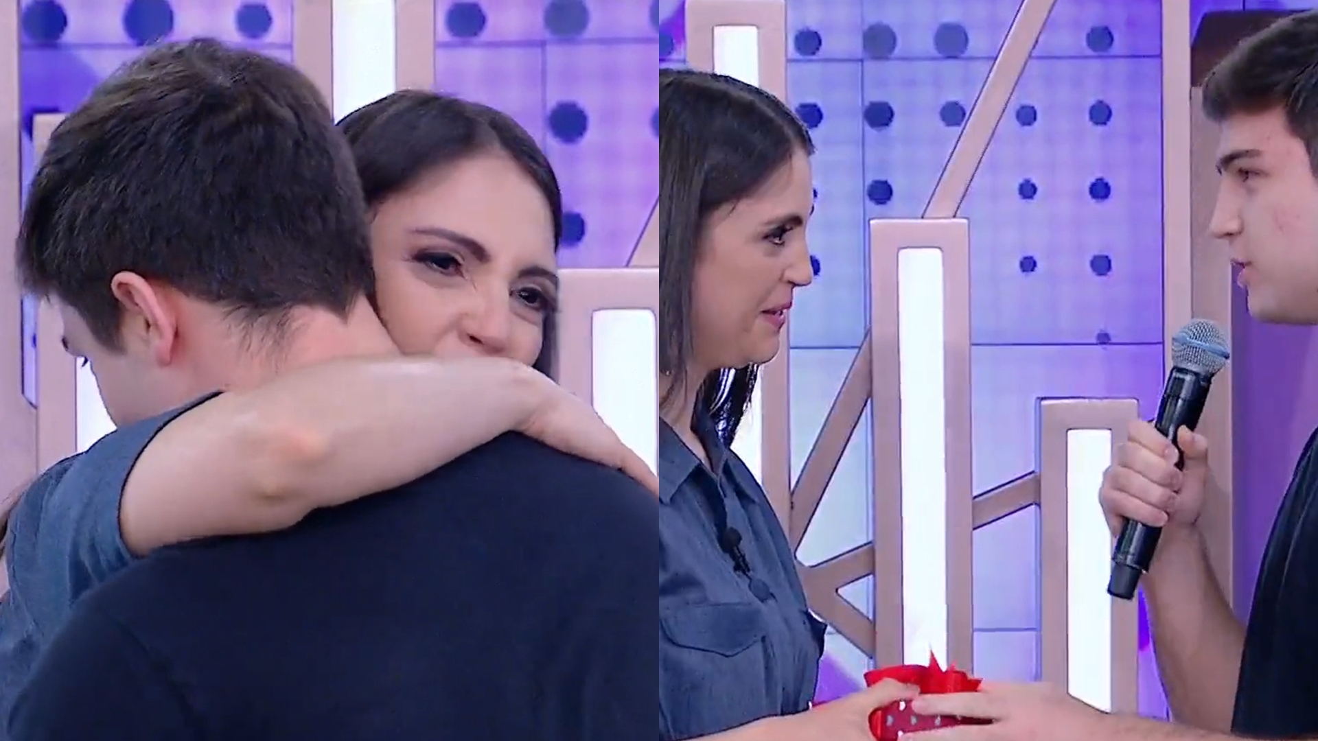 Filho de Chris Flores faz rara aparição em surpresa ao vivo no SBT: “Pequeno gesto”