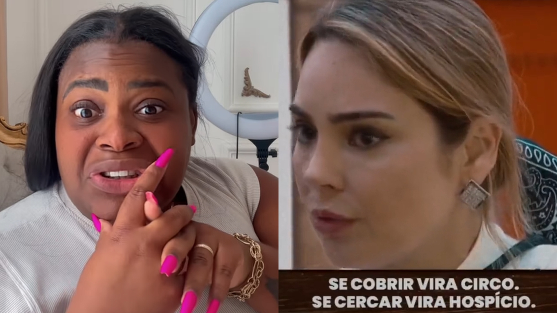 Jojo Todynho solta indireta após expulsão de Rachel Sheherazade: “Nao tem empatia nenhuma”