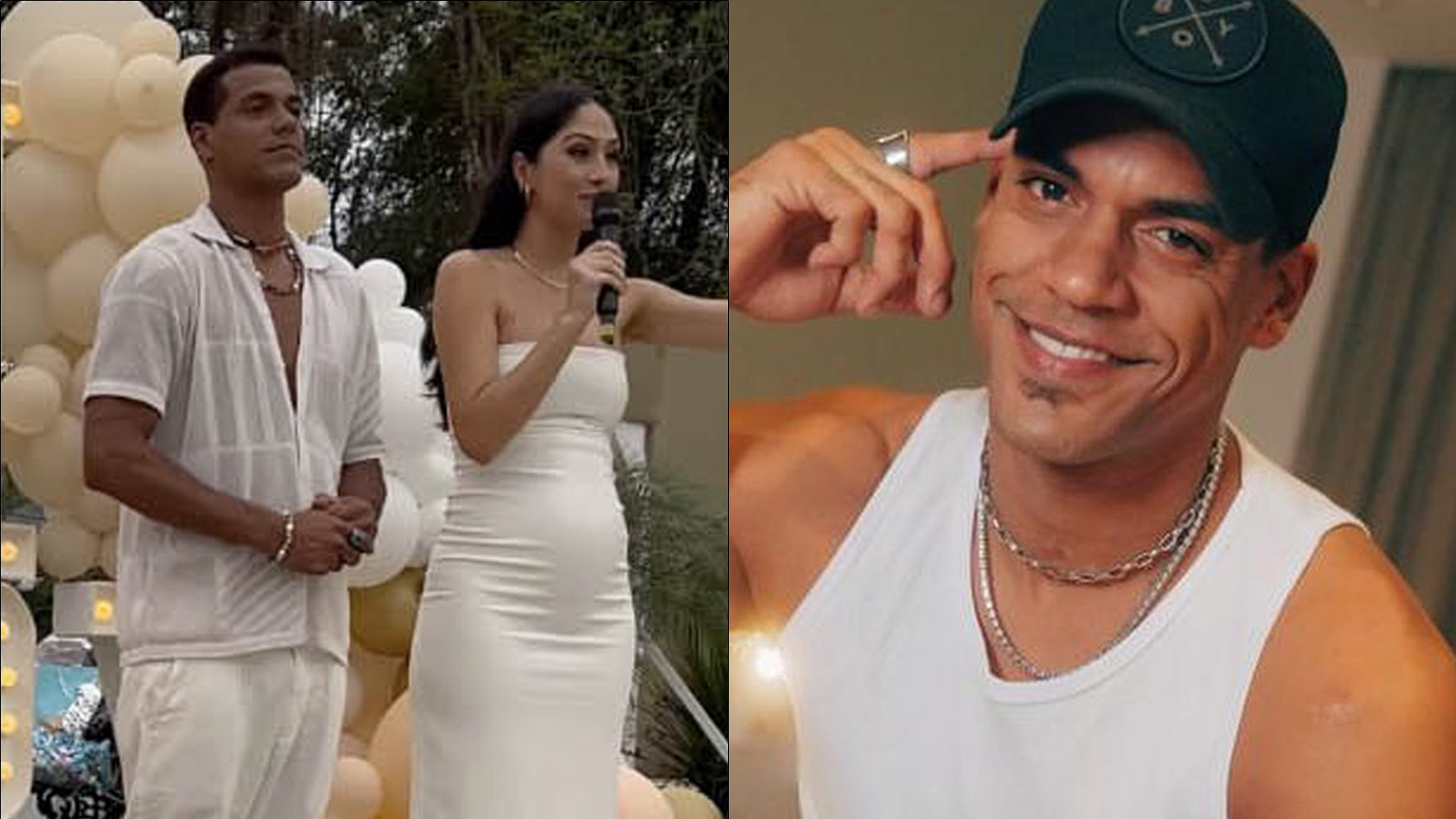 Marcello Melo Jr. anuncia sexo e nome do segundo filho durante Chá Revelação