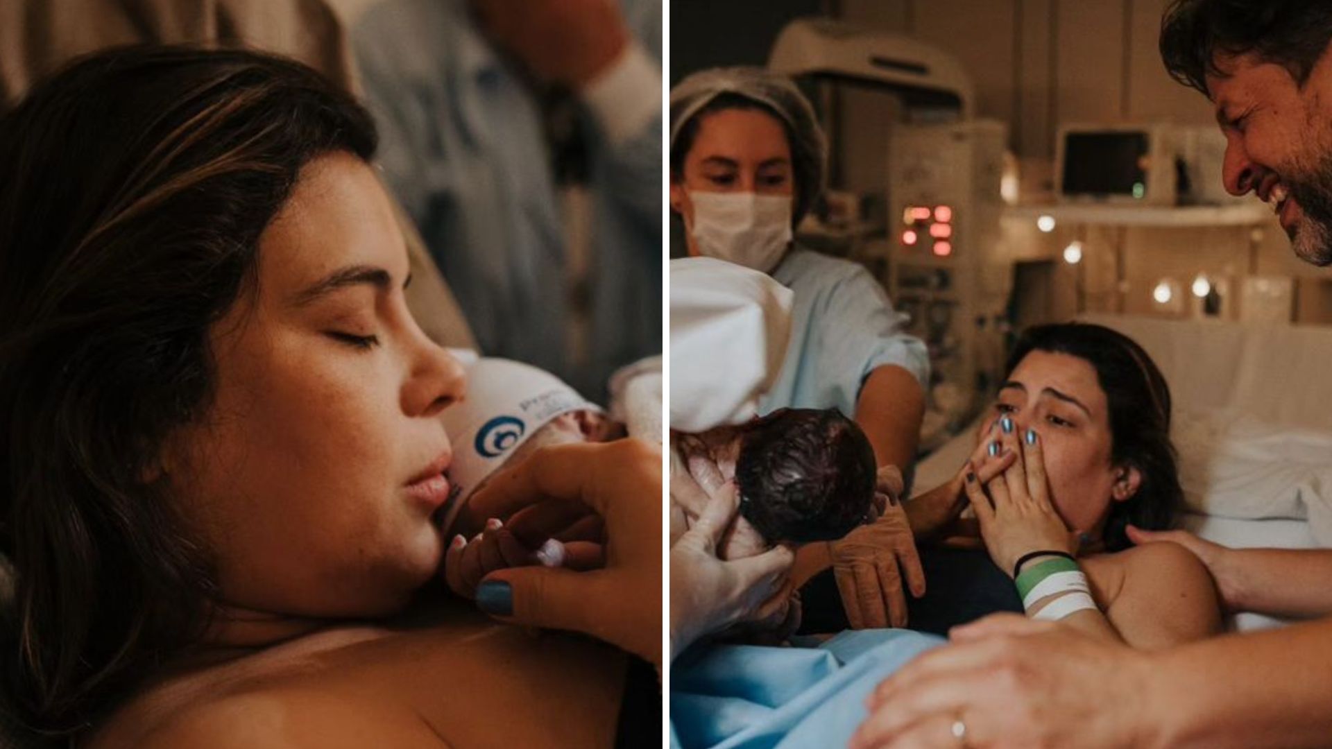 Michelle Loreto faz relato de parto normal induzido: “Nunca senti tanta dor”
