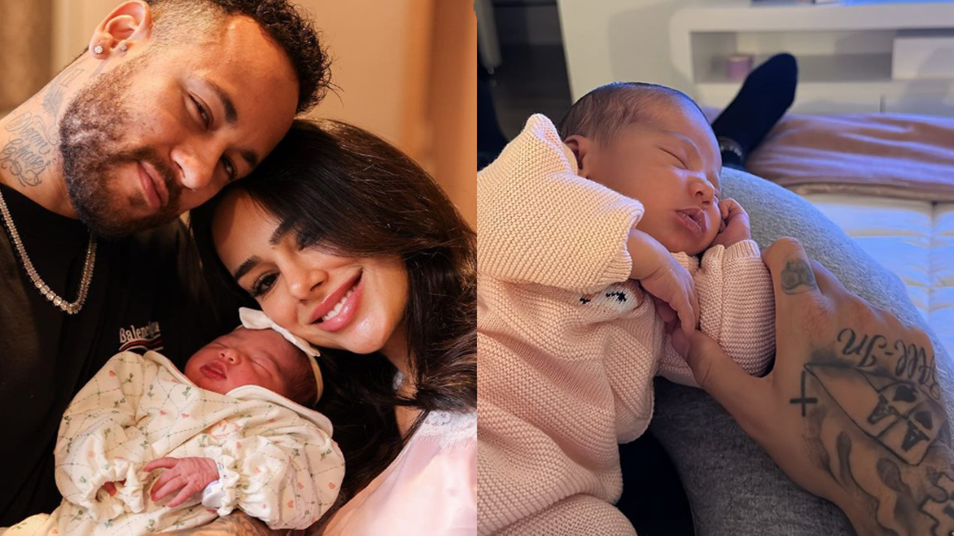 Com lesão grave, Neymar se refugia com Bruna Biancardi e Mavie