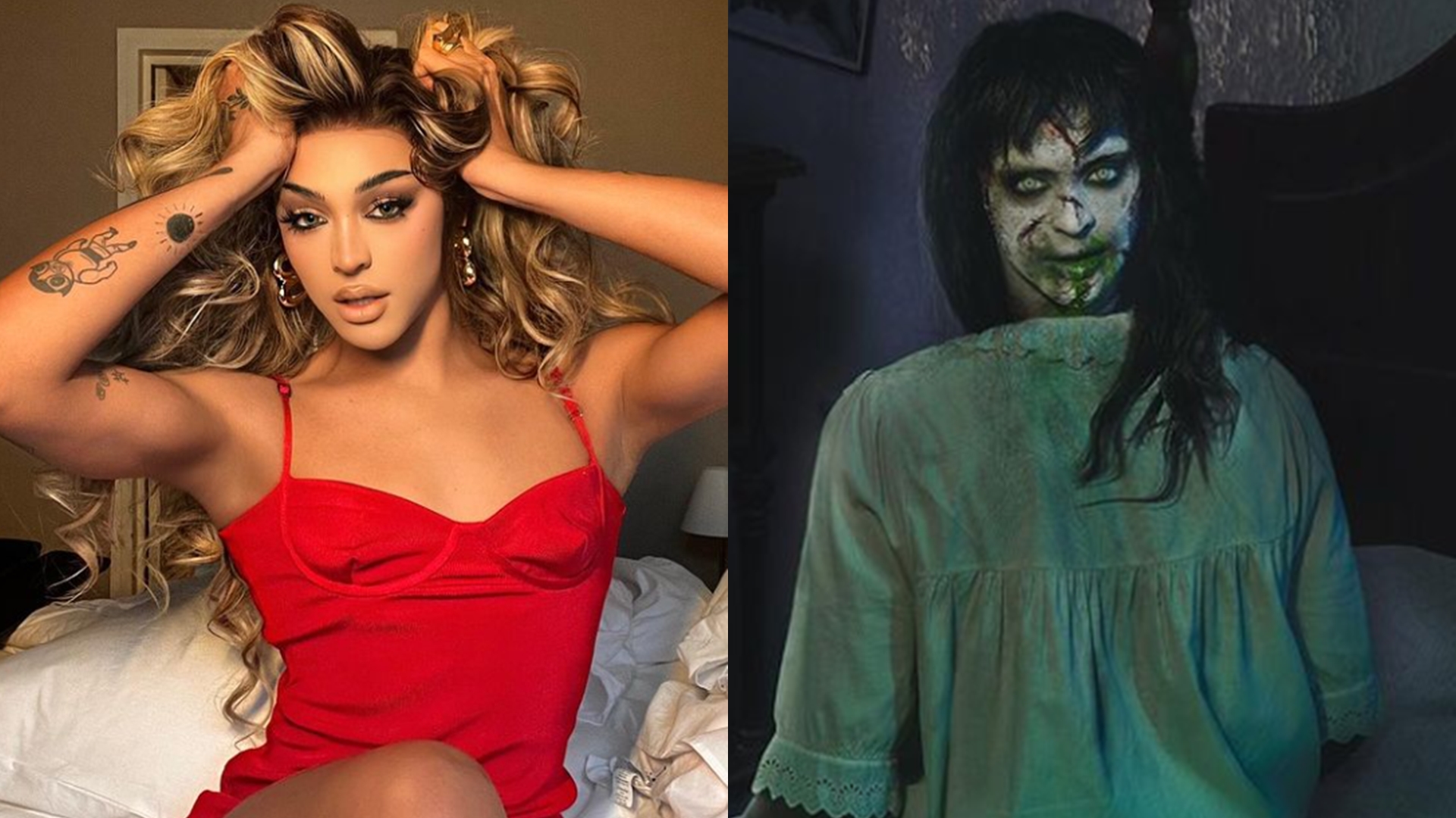 Pabllo Vittar surge irreconhecível como Regan de ‘O Exorcista’ para o Halloween: “Medo”
