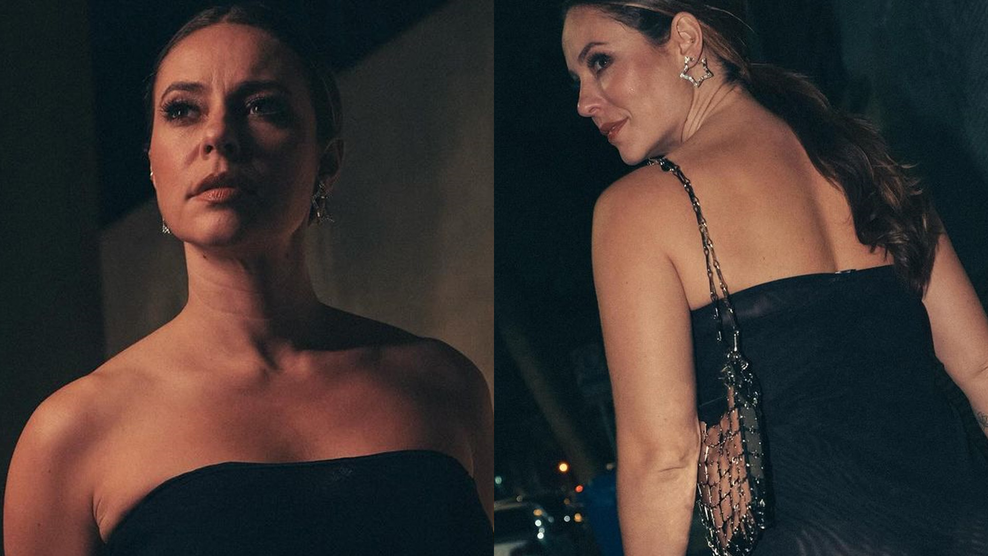 Em noitada, Paolla Oliveira é alvo de flash indiscreto e vestido fica transparente