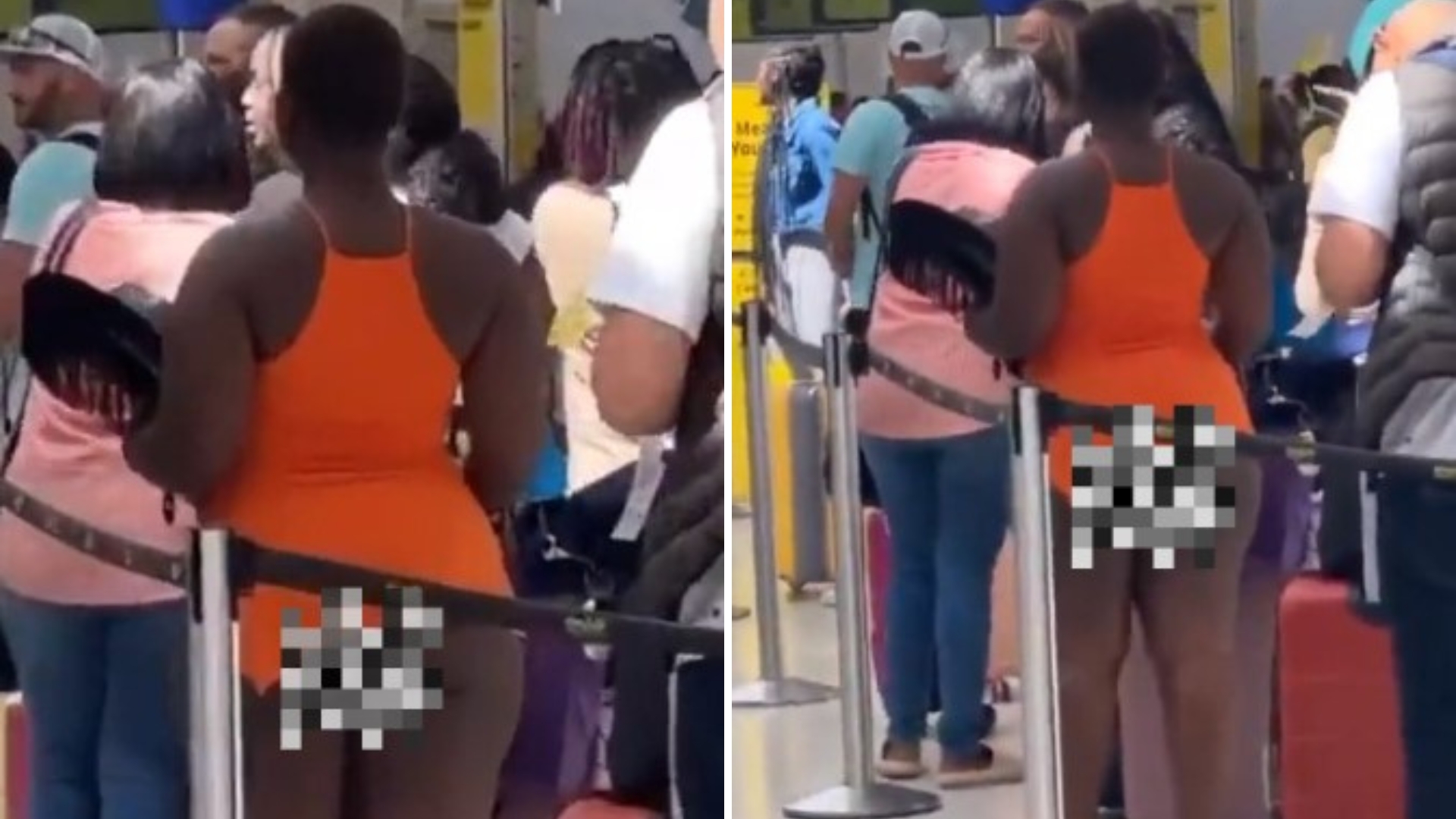 Passageira esquece calças e aparece seminua em aeroporto: “Precisava se refrescar”