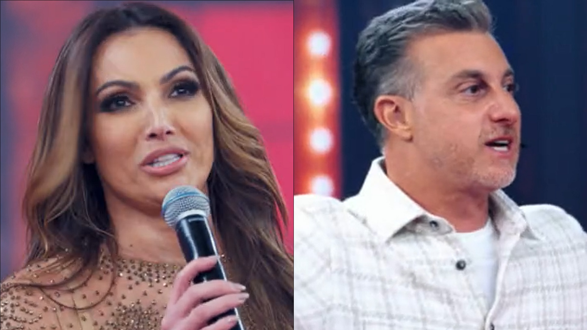 No ‘Domingão’, Patrícia Poeta surpreende Luciano Huck com confissão sincerona: “Posso falar?”