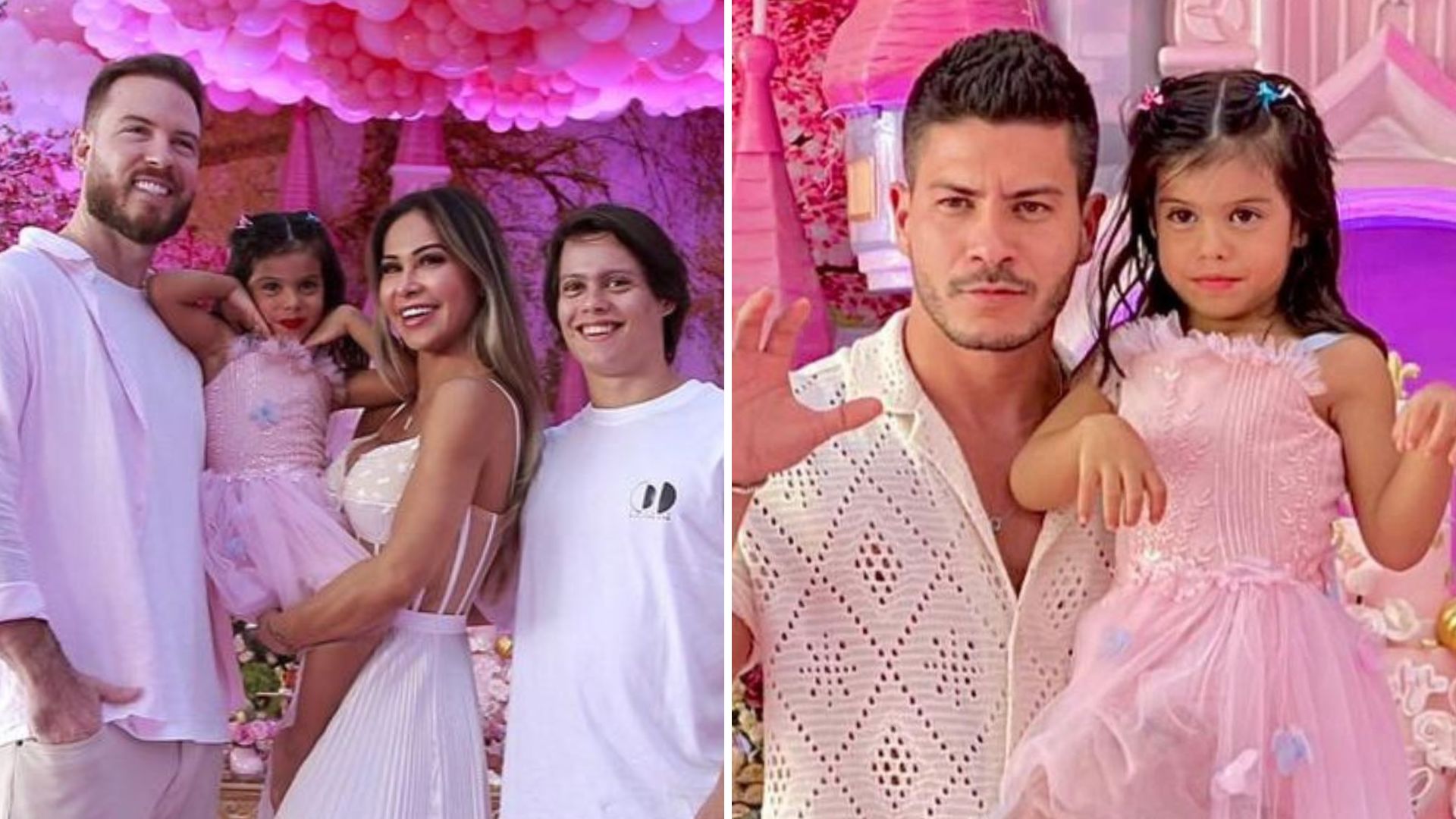 Por que Maíra Cardi e Arthur Aguiar não apareceram juntos no aniversário da filha, Sophia?