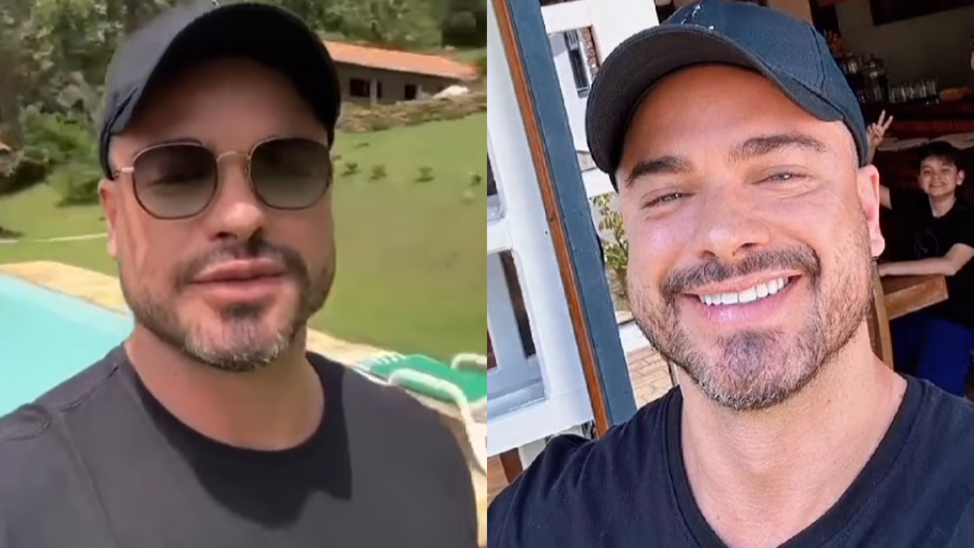 Sidney Sampaio se refugia em fazenda com o filho após acidente: “Lugar restaurador”