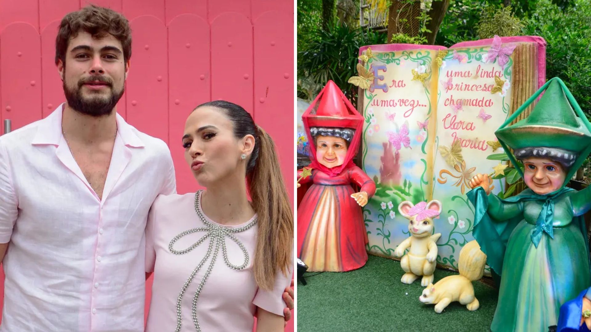 Glamour! Tatá Werneck e Rafa Vitti montam festa luxuosa para os 4 anos de Clara Maria