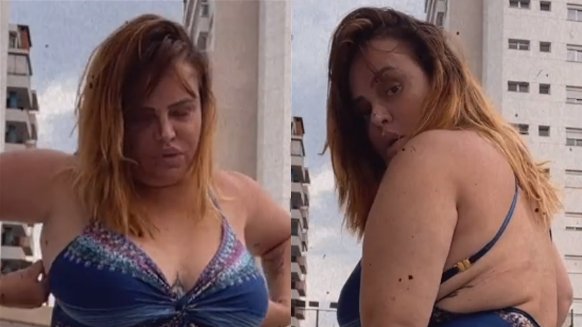 Ex-Fazenda Valentina Francavilla mostra corpo real após ganhar 40 kg: “Estou assim…”