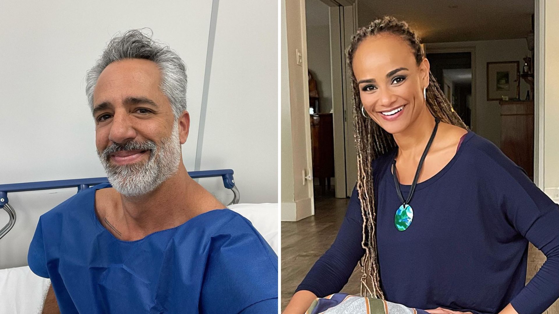 Voltaram? Luciana Mello cuida do ex-marido após cirurgia: “Veio cuidar de mim”