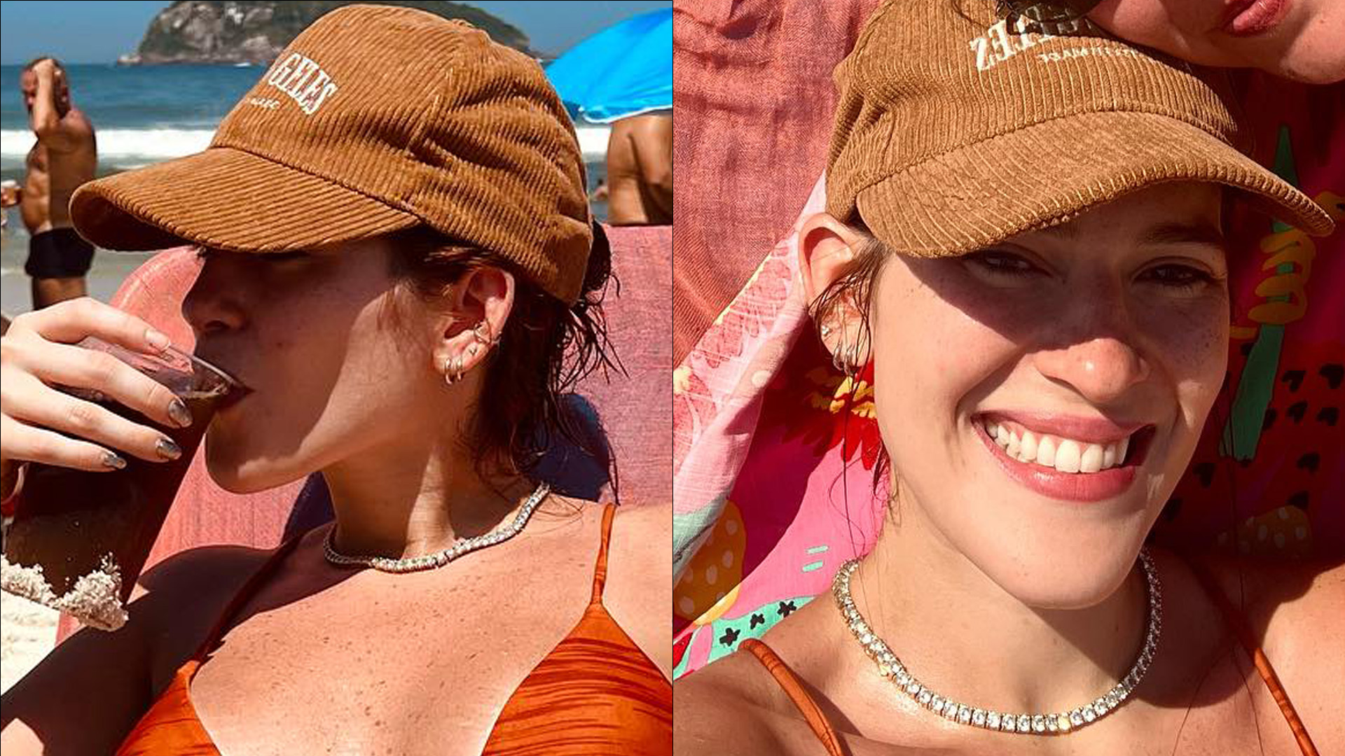 Ana Clara abaixa biquíni no limite e expõe virilha bronzeada: “Chama o bombeiro”