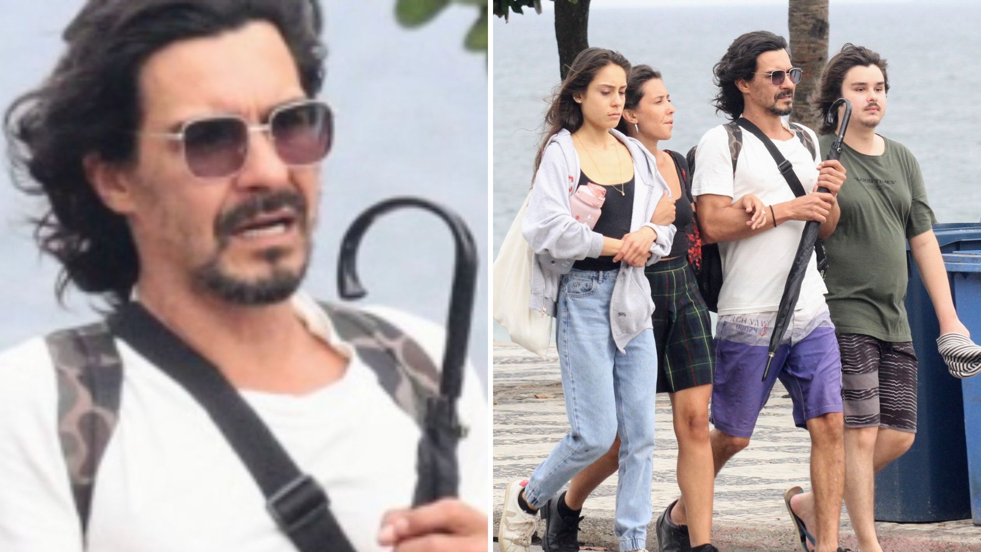 Foi uma armação! André Gonçalves ‘forjou’ clique de mãos dadas com os filhos