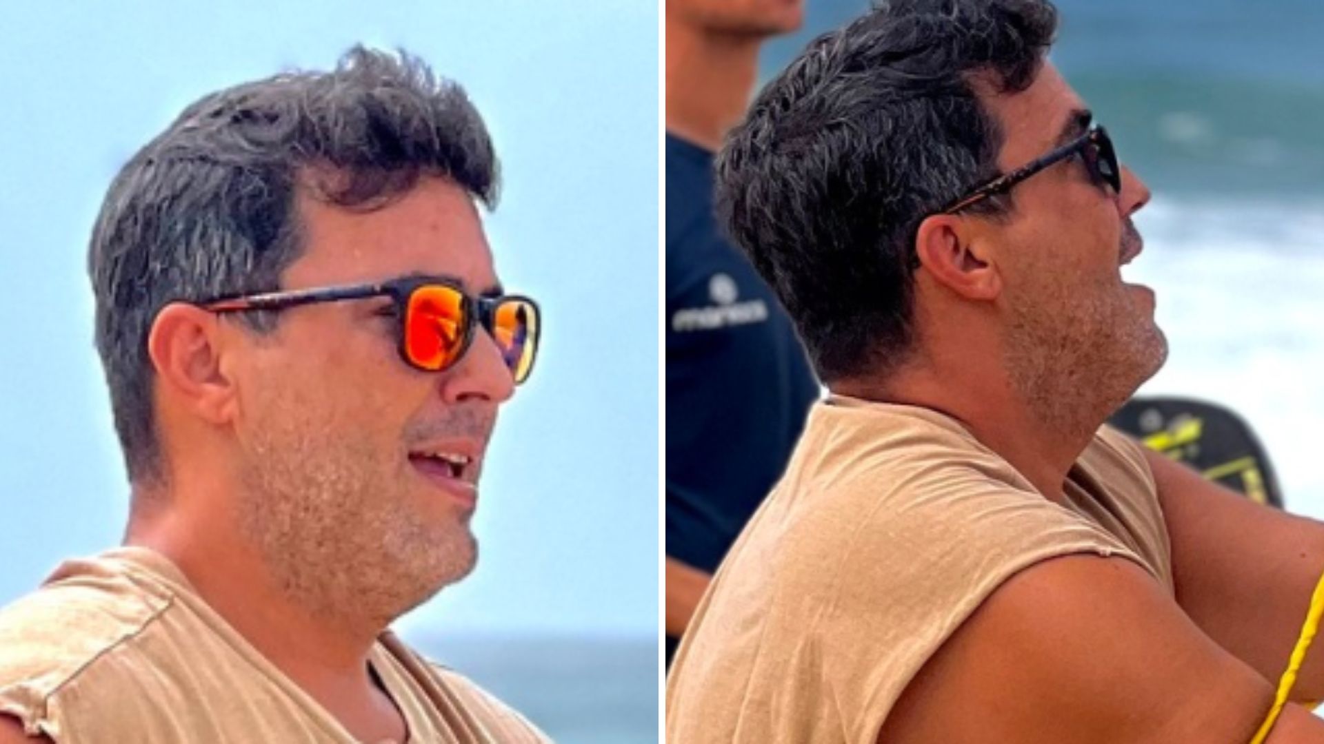 André Marques volta a ganhar peso e mostra treino pesado: “Correndo atrás do prejuízo”