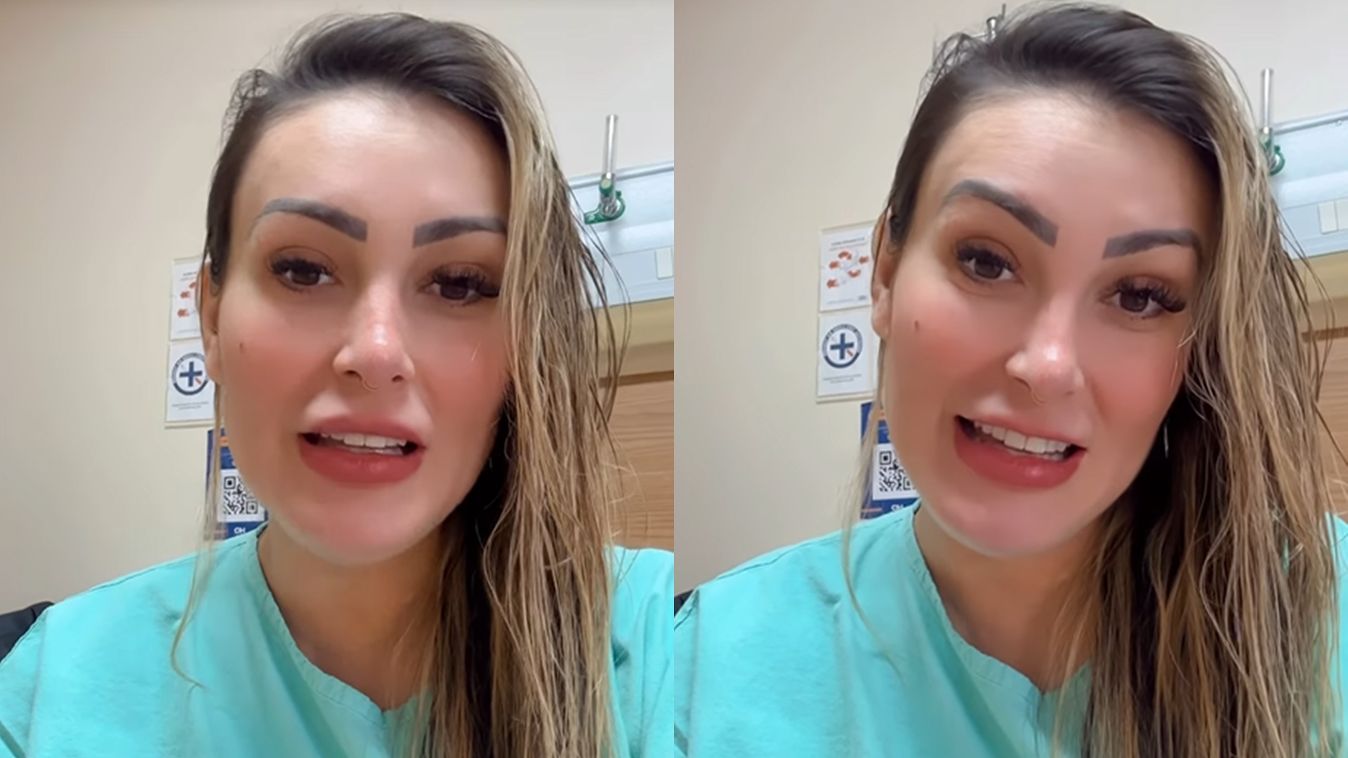 Andressa Urach é internada após cirurgia de emergência e descobre doença: “Preocupados”