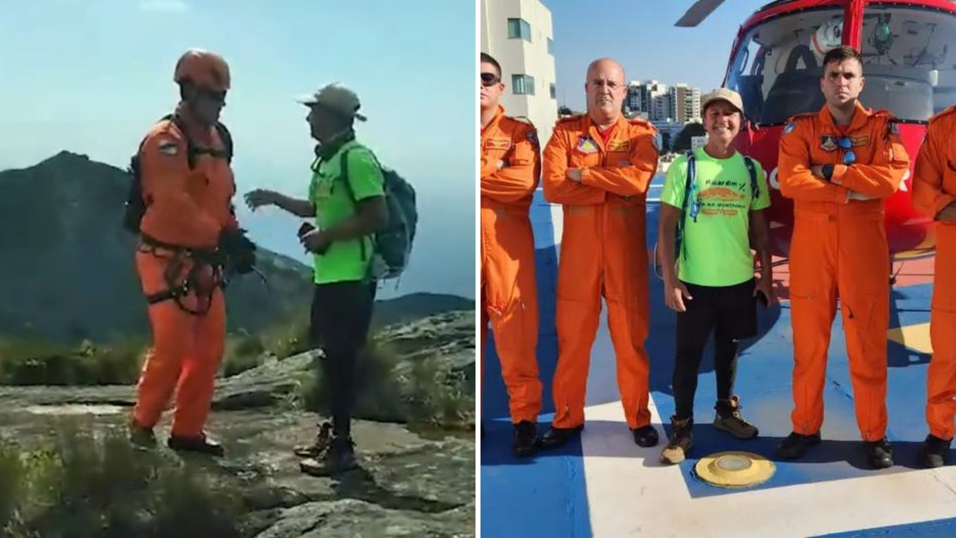Após 9 anos esperando, homem é resgatado em montanha para receber transplante