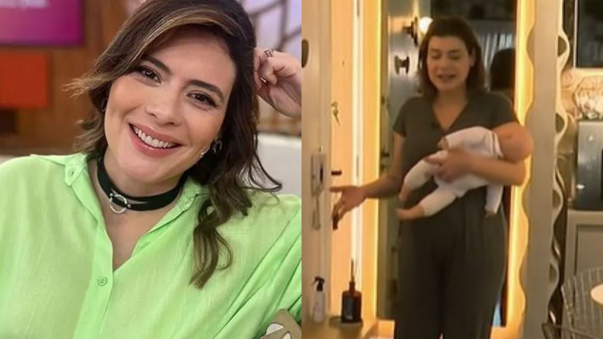 Grávida, Michelle Loreto abre portas de casa para público do ‘Encontro’