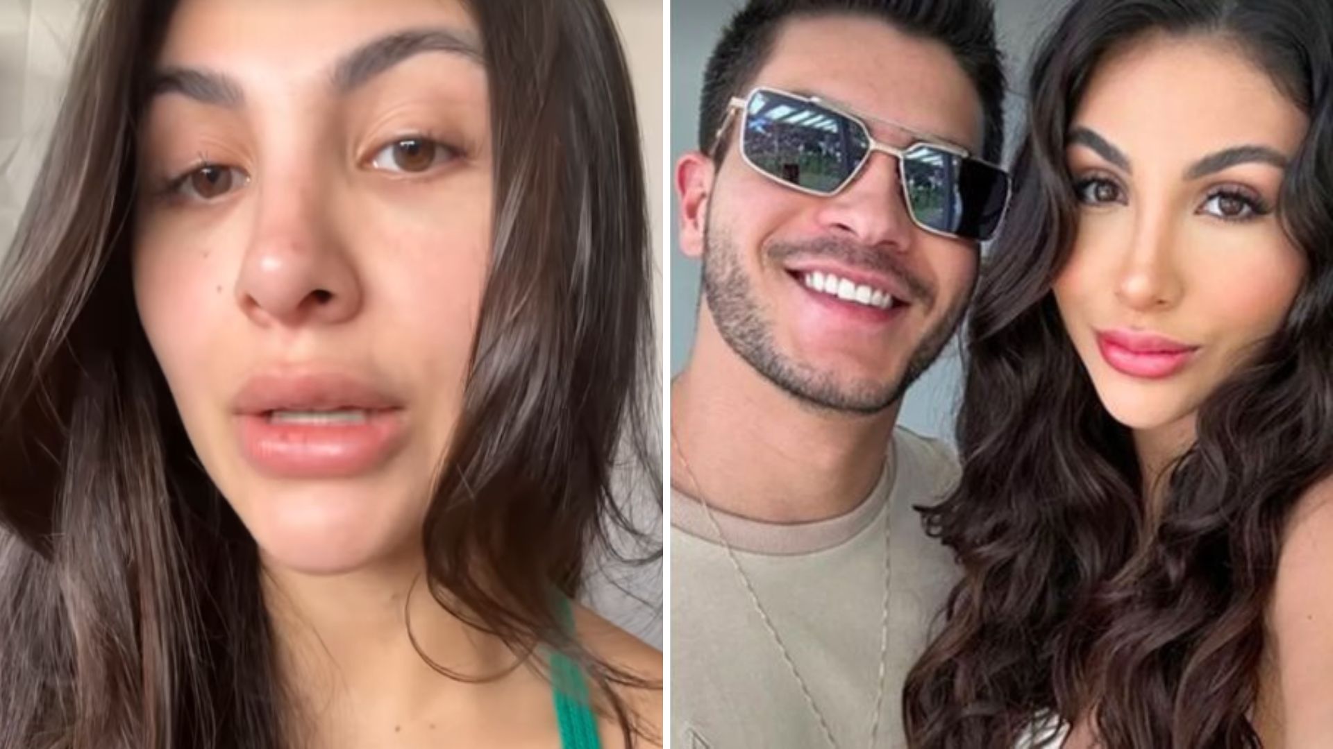 Ex-namorada confessa que não planejava gestação com Arthur Aguiar: “Fiquei apavorada”