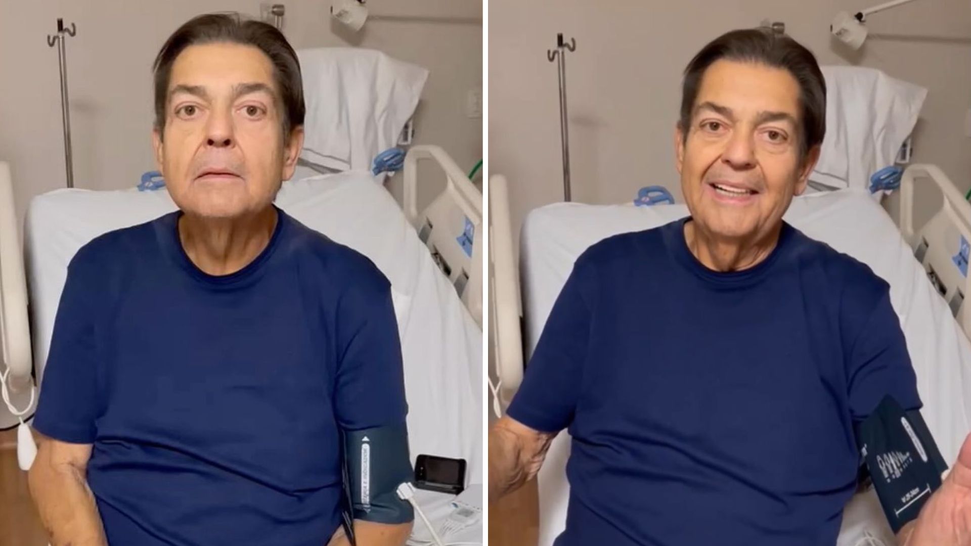 Faustão recebe alta e segue em recuperação do transplante em casa