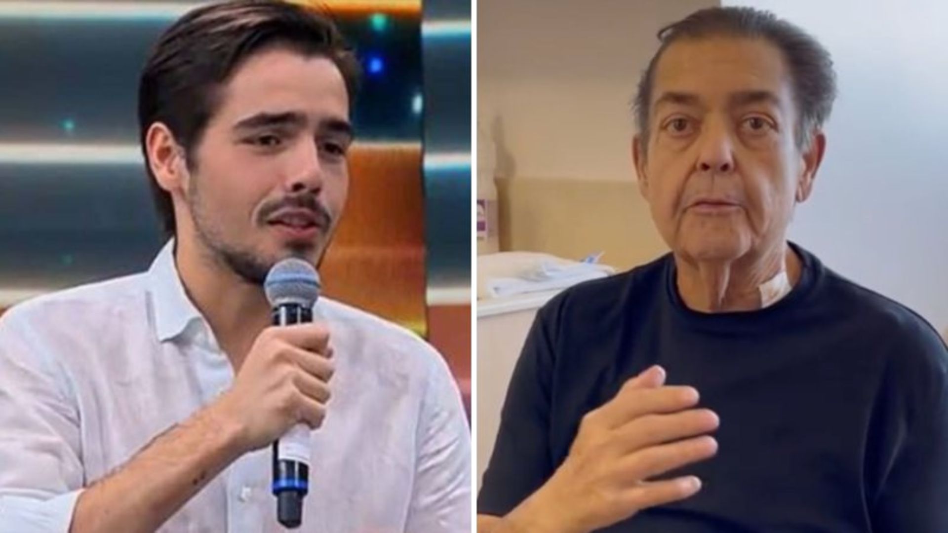 Antes da internação, filho de Faustão defendeu o pai de boato cabeludo: “É um cara correto”