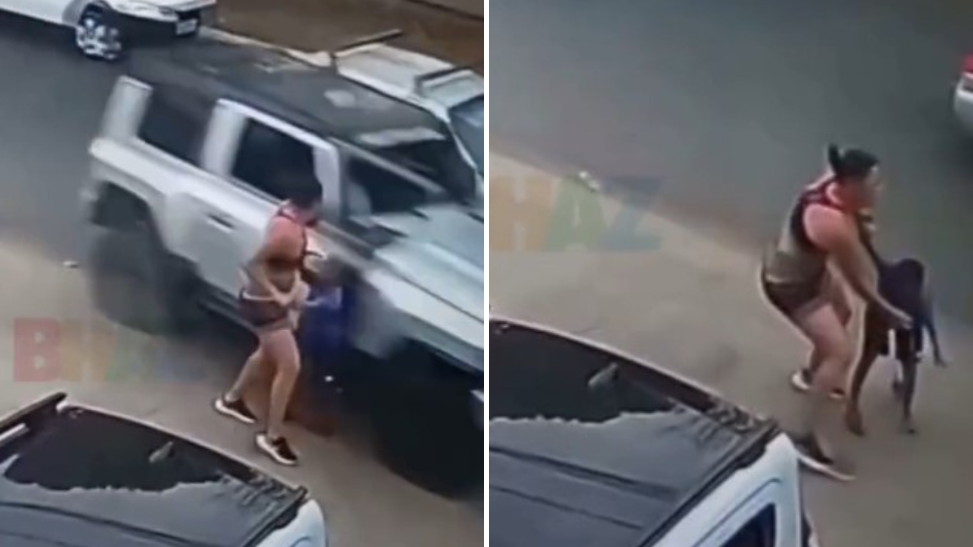 Impressionante! Mãe e filho se salvam de atropelamento por um triz: “Milagre”